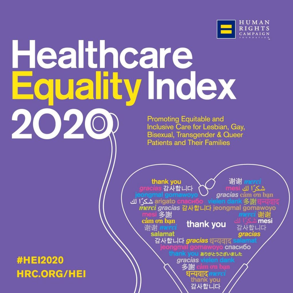 Healthcare Equality Index 2020 graphic logo