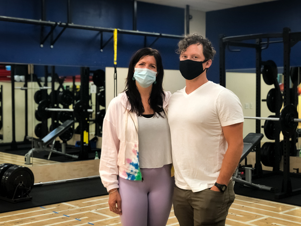John and Jessica Carrico run NW Fitness, a small gym in Seattle that struggled to stay afloat during the pandemic. Their membership has plummeted in recent months, in part because the gym has been closed and subject to strict coronavirus requirements.