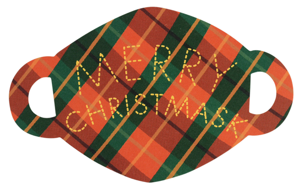 "Merry Christmask," illustrated and designed by Mimi Kim