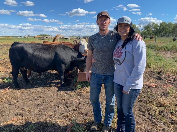 Scott and Joey Bailey worry the historic drought will make it even harder for young farmers and ranchers to stay in the business.