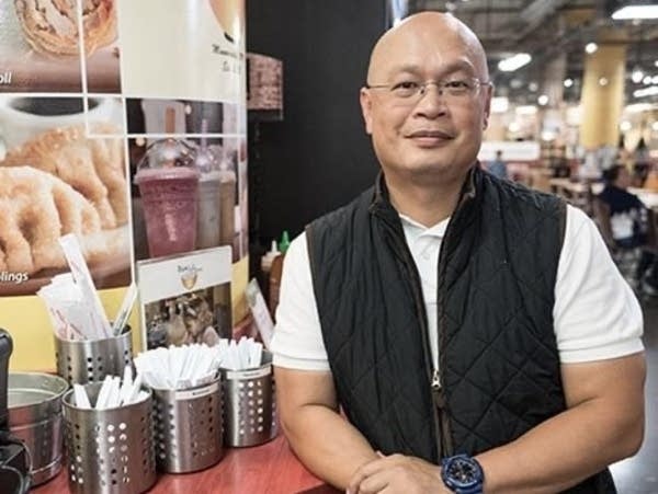 Trung Pham, owner of the Pham's Rice Bowl restaurant.