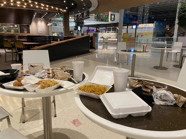 Diners left dozens of meals 