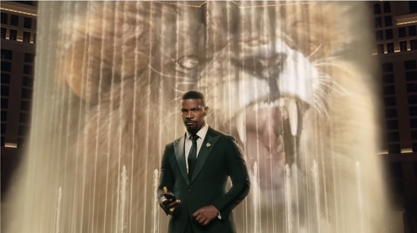 Actor Jamie Foxx appears in a commercial for BetMGM.