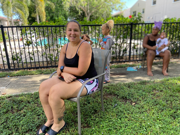 Christina Willette, a mom of four, says she voted for Biden, but has felt more financial pressure since he entered office. "That's who I picked, but it seems like that's when it started," she said.