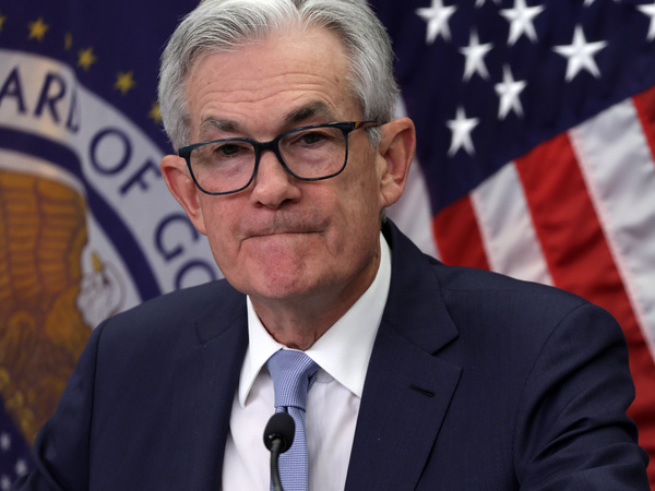 Federal Reserve Chairman Jerome Powell speaks during a news conference in Washington, D.C., on Dec. 14, 2022. The Fed has been raising interest rates aggressively to fight inflation and that's raising all kinds of interest rates across the economy.