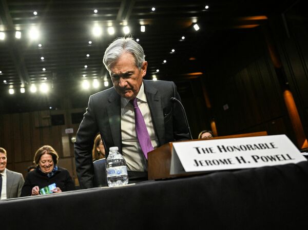 Federal Reserve Chair Jerome Powell arrives to testify before the Senate Banking Committee on Capitol Hill in Washington, D.C., on March 7, 2023.
