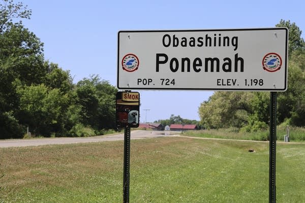 A sign reads 'Obaashiing Ponemah'