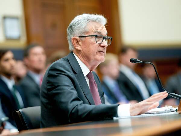 Federal Reserve Chair Jerome Powell testifies before the House Financial Services Committee during a hearing on Capitol Hill in Washington, D.C., on June 21, 2023. The Fed is likely to have to continue raising interest rates to bring down stubbornly high inflation.