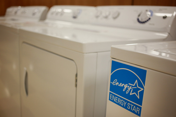 Dryers that have the Energy Star label use about 20% less energy than regular dryers.