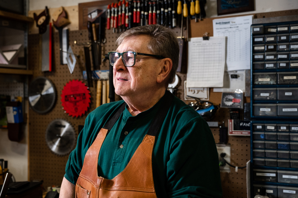 Noffsinger purchased a SawStop when he returned from the hospital after his table saw injury, and he has been using it ever since.